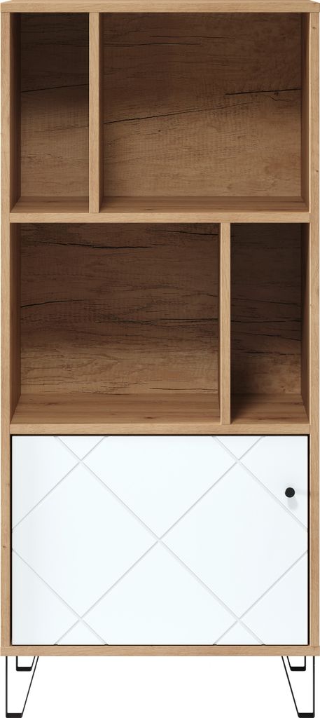 trendteam Wohnen Regal Touch Artisan Eiche Melamin/Weiß Produktbild 