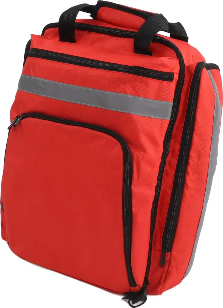 Sac de premiers secours de grande capacité avec compartiments modulables