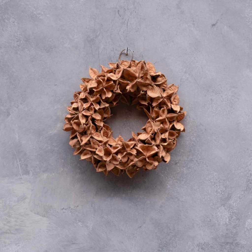 Kranz Baumwolle Pod - terra: D 20cm