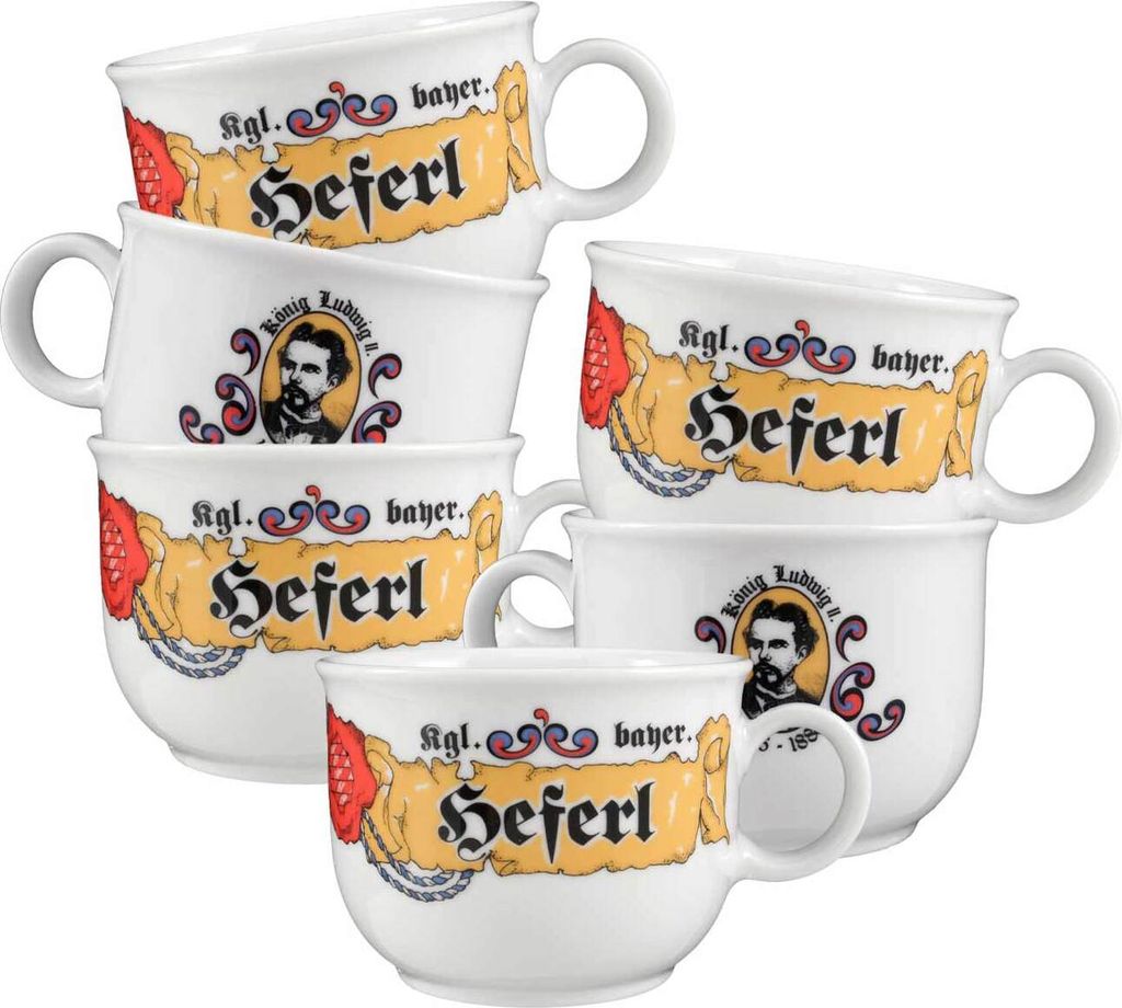 Seltmann Weiden Compact Bayern Kaffeetasse 210 ml 6er Set