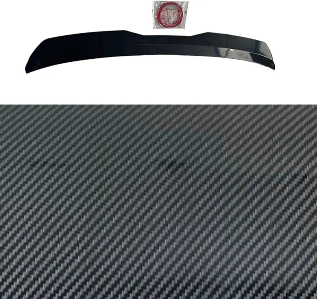 Aileron arrière en fibre de carbone noire ABS haute qualité durable
