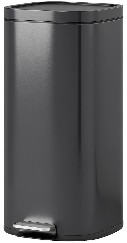 HOMCOM 30L Küchenmülleimer mit Deckel, Soft-Close- und Produktbild 