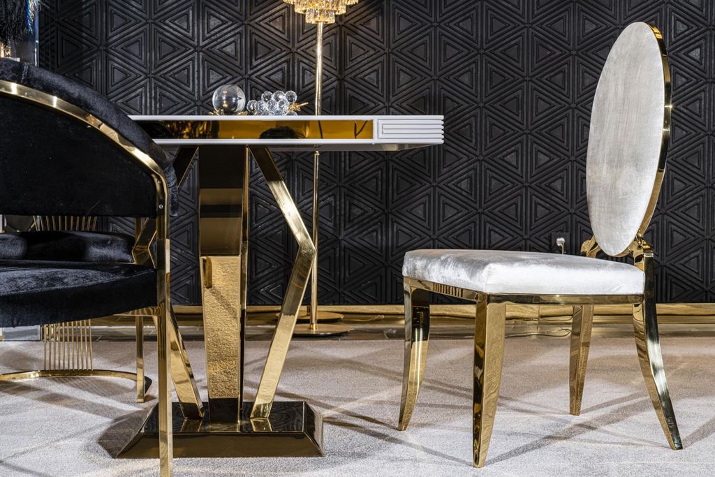 Esstisch 4x Stühle Esszimmer Set Essgruppe Modern Stuhl Tisch Tisch 5tlg