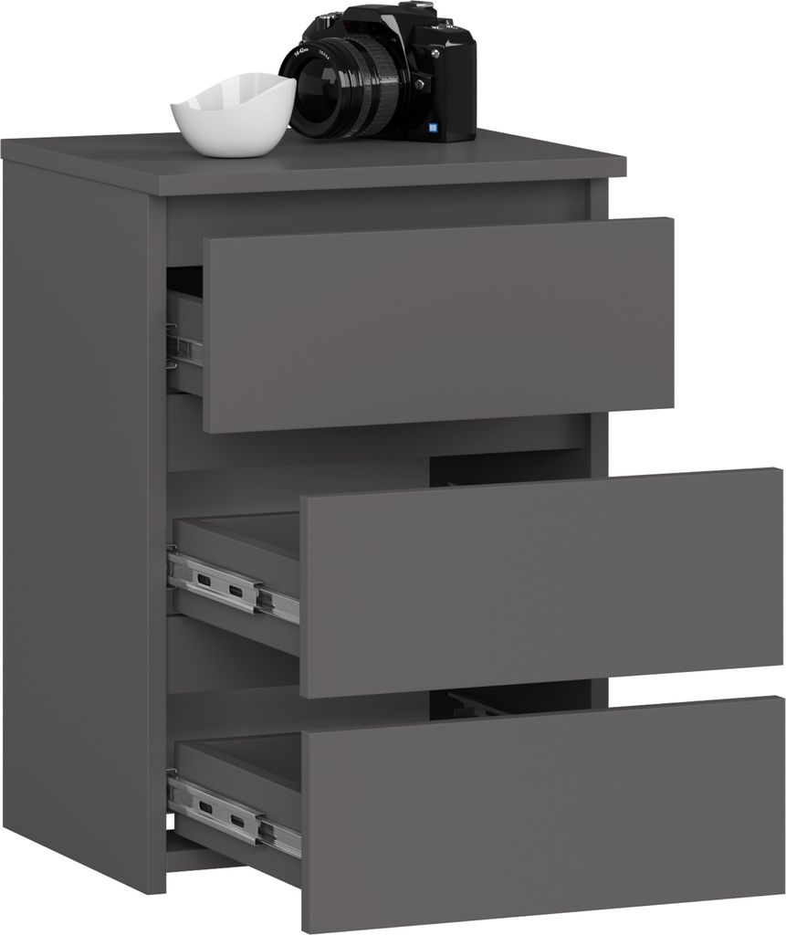 AKORD Furniture Factory OP0LCL340SZAR001, 3 Schublade(n), Produktbild 
