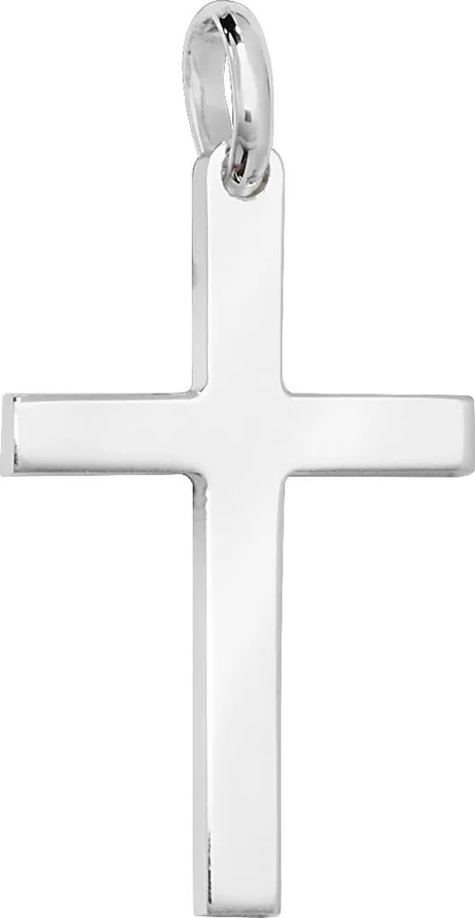Petit Pendentif Croix Argent 925 Femme - Cadeau Baptême ou Communion