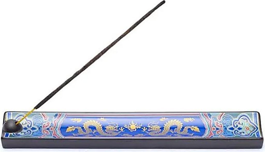 Keramik-Räucherstäbchenhalter Drachen – 22,5 cm