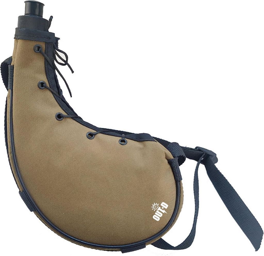 Outdoor-Wasserflasche 800 ml Wasserflasche Sportflaschen mit Schultergurt für Wanderungen und Rucksacktouren