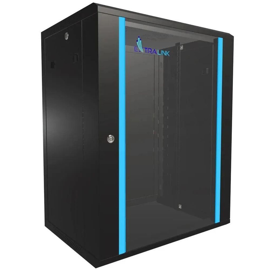 Extralink 19" Sieťový rozvádzač 15U nástenný/voľne stojaci Obrázok produktu 