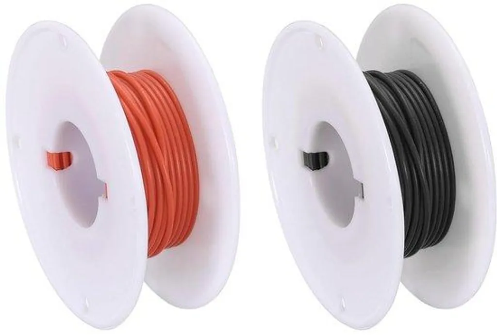 Câble de cuivre flexible 28 AWG haute température - Pack de 2 bobines