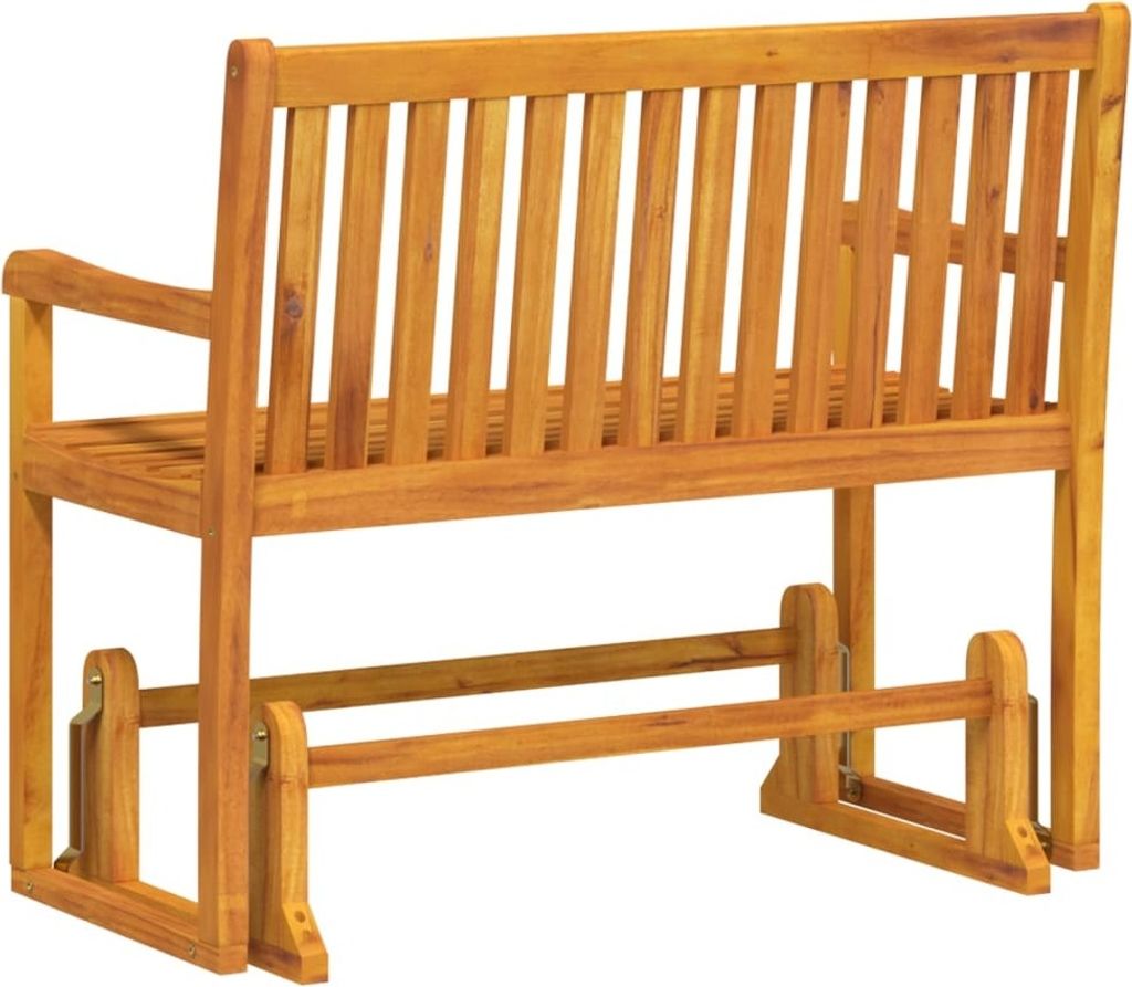 vidaXL Zahradní houpací lavice 110 cm z masivního dřeva Obrázek produktu 3
