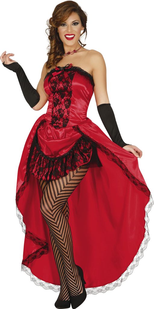 Cowboys Karnevalskleid Burlesque Stil Korsage Glanz Mitte Produktbild 