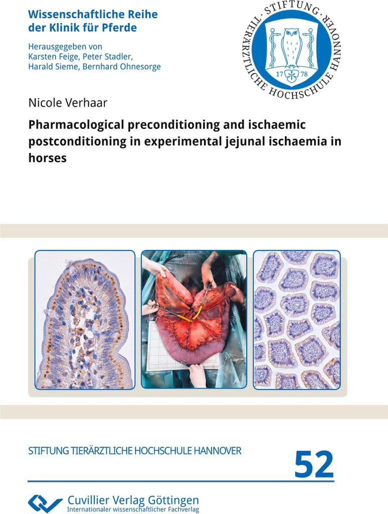 Pharmacological preconditioning and ischaemic postconditioning in experimental jejunal ischaemia in horses