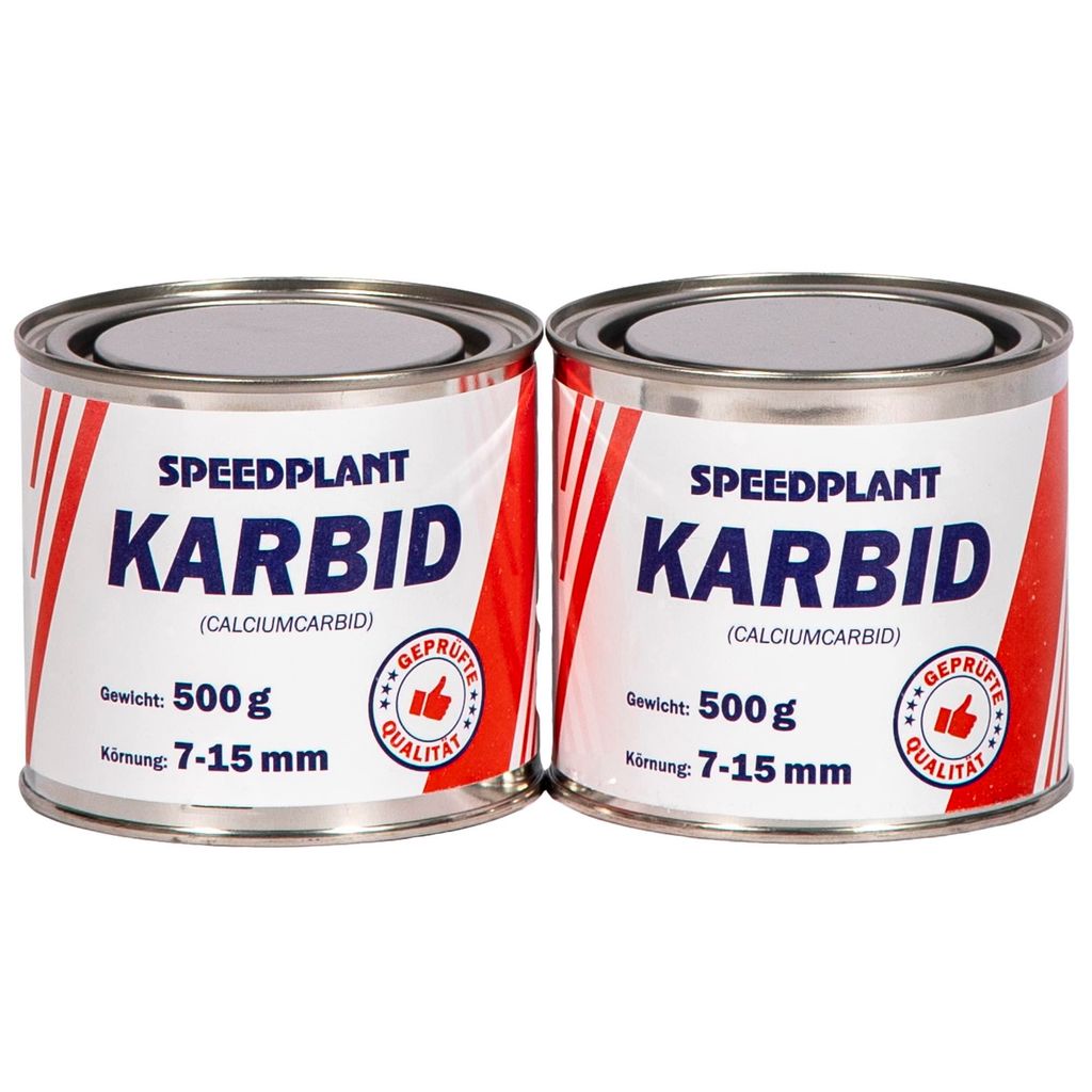 SPEEDPLANT Karbid 1 kg (2x 500g) - Carbid Kabit Kabitt Produktbild 