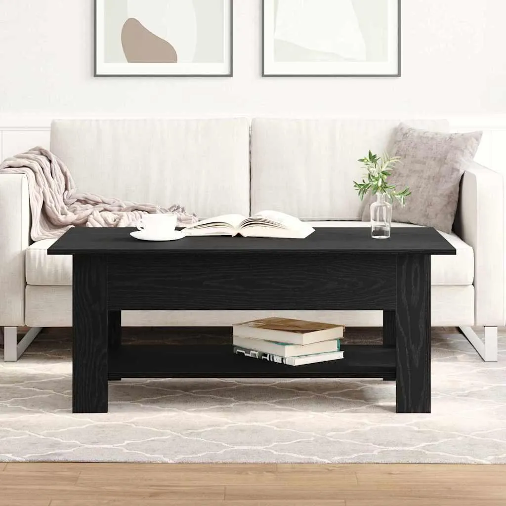 Tavolino Salotto Rovere Nero 102x55 Maison Exclusive | Arredo Design