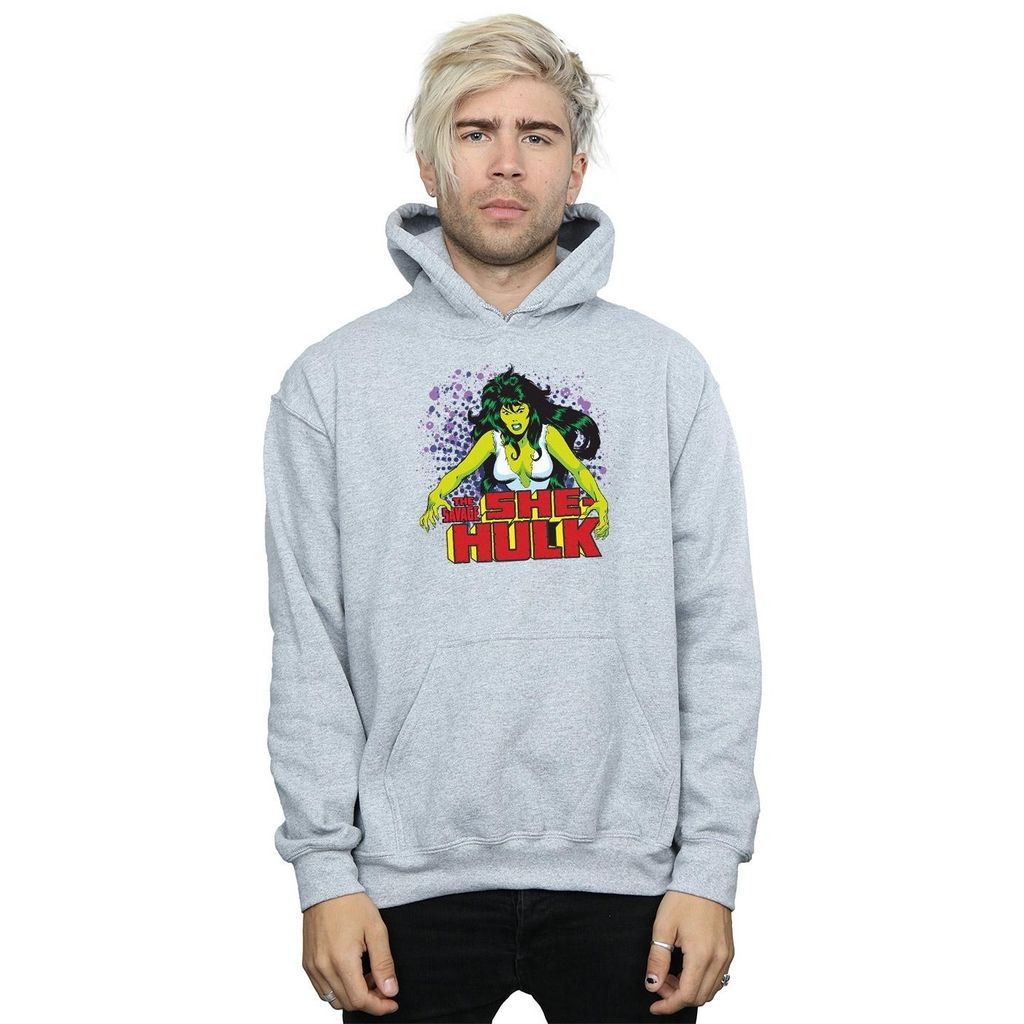 Marvel - "The Savage" Kapuzenpullover für Herren BI15921 (4XL) (Schwarz)