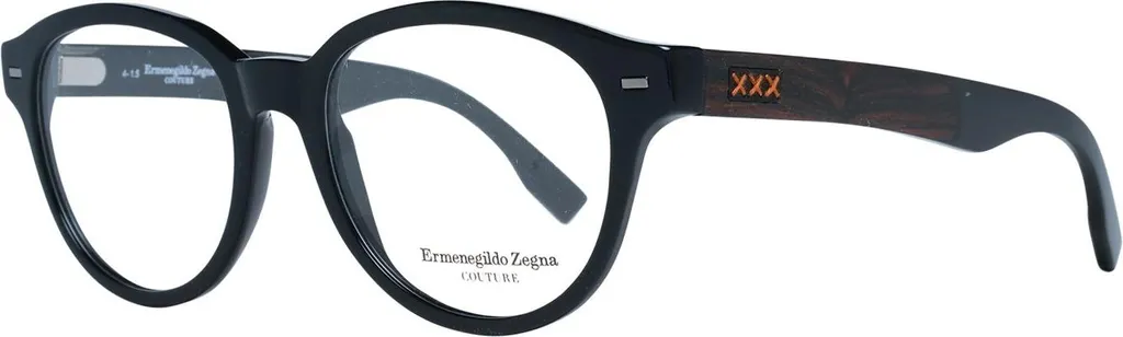 Cadres lunettes Zegna Couture ZC5002 pour Hommes - Noir, 51-18