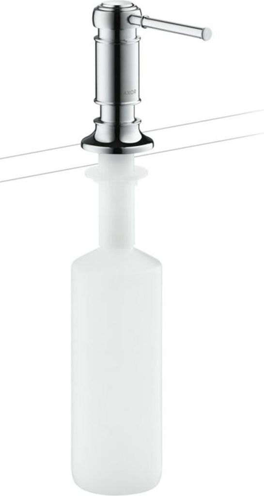 hansgrohe AXOR Montreux Seifen- und Lotionsspender, Ausladung 91mm, Flascheninhalt 500ml, 42018330