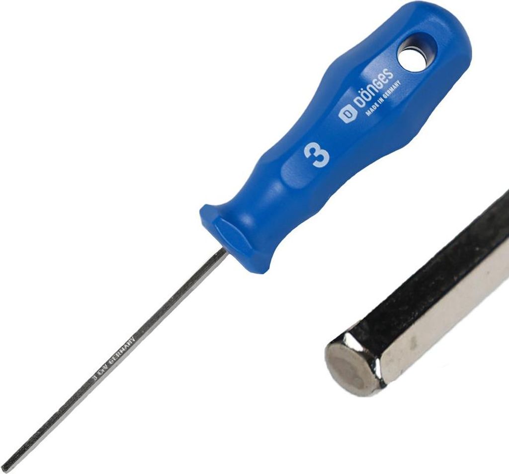 Dönges Stiftschlüssel-Schraubendreher 6kt, SW 2,5 mm, Klingenlänge 75 mm