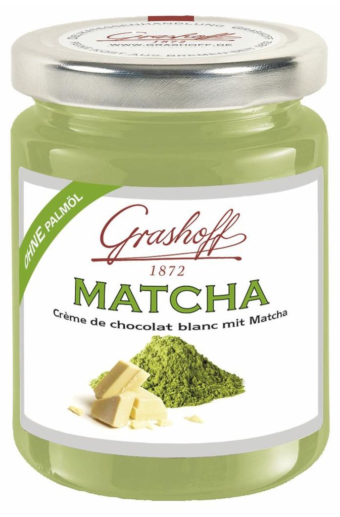 Grashoff Matcha Crème de chocolat blanc mit Matcha 250g Produktbild 