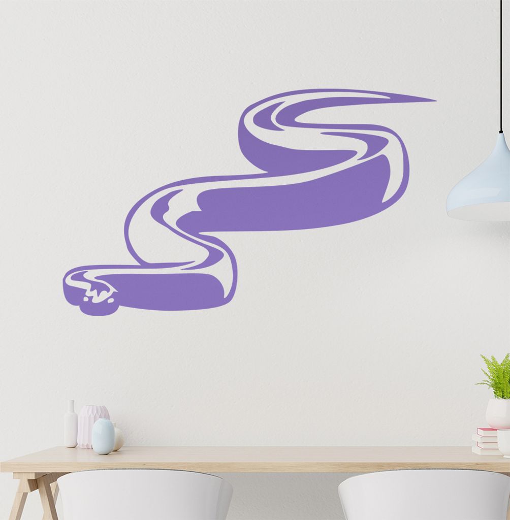 Schlange Wandtattoo in 6 Größen - Wandaufkleber Wall Sticker - Dekoration, Küche, Wohnzimmer, Schlafzimmer, Badezimmer
