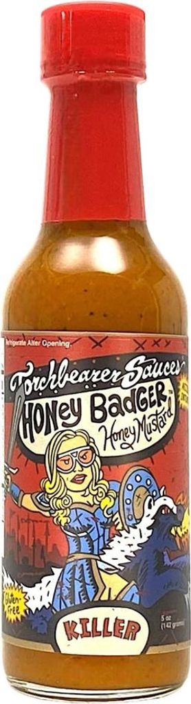 Salsas Torchbearer, Salsa de mostaza y miel "Honey Badger" Imagen del producto 