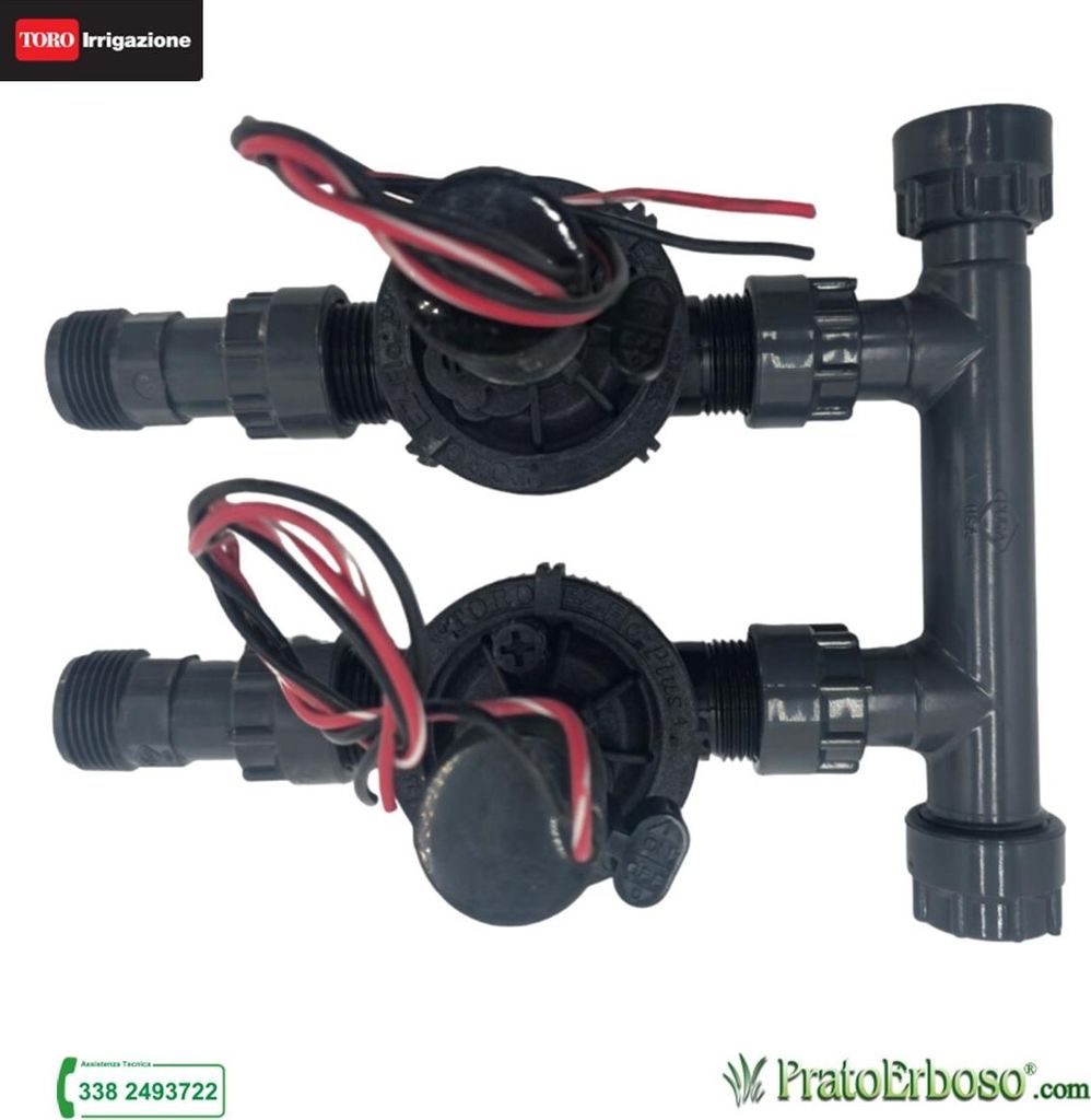2-Stationen-Verteiler mit Toro EZP 9V Magnetventil