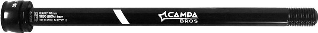Campa Bros Kombat M12 X P1.5 X 18l Shimano Hintere Steckachse Silber 12 x 178 mm Silber 12 x 178 mm