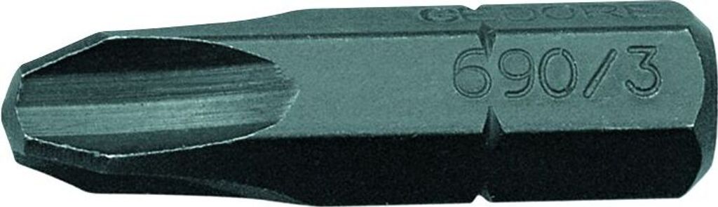 GEDORE 690 2 L S-010 Schraubendreherbit 1/4", Vorteilspack 10-teilig, Kreuzschlitz PH 2 L, 6541400