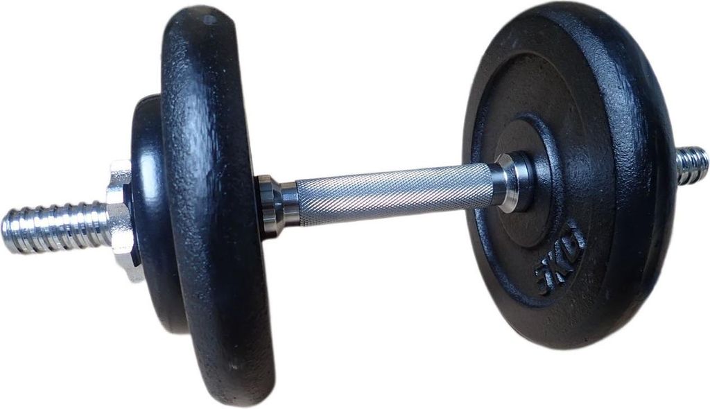 ACRA Einhand-Hantel 15 kg - 30 mm
