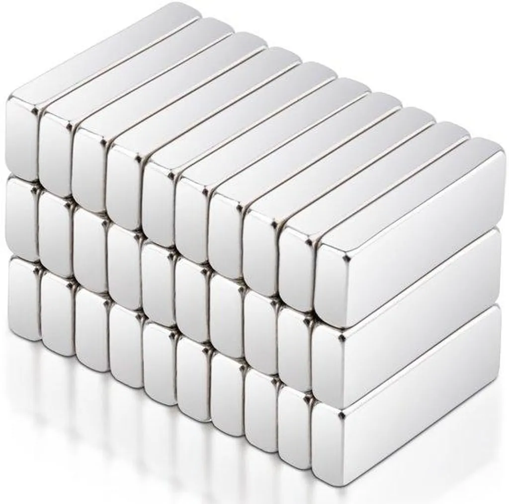 Lot de 30 Aimants Puissants en Néodyme pour Armoire et Cuisine en Inox