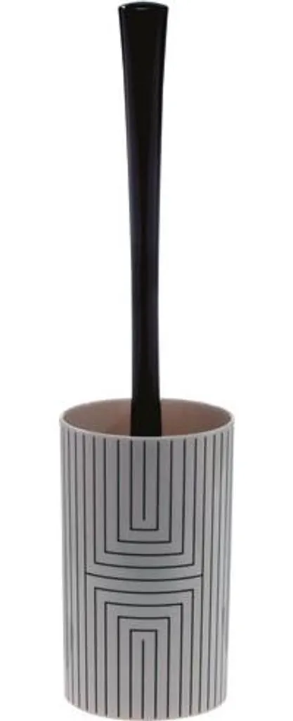 spazzola WC "GRAPHIC" BLANC/NOIR - 1