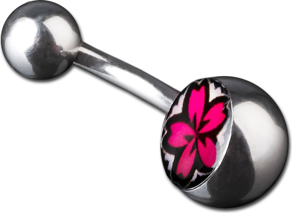 viva-adorno 1 Stück Bauchnabel Piercing Banane 316L Produktbild 