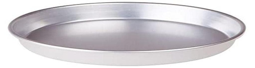 Pentole Agnelli Pastry and Pizza Line Konische Kuchenform aus Aluminium mit Rand (H 3 cm), Silber, 22 cm