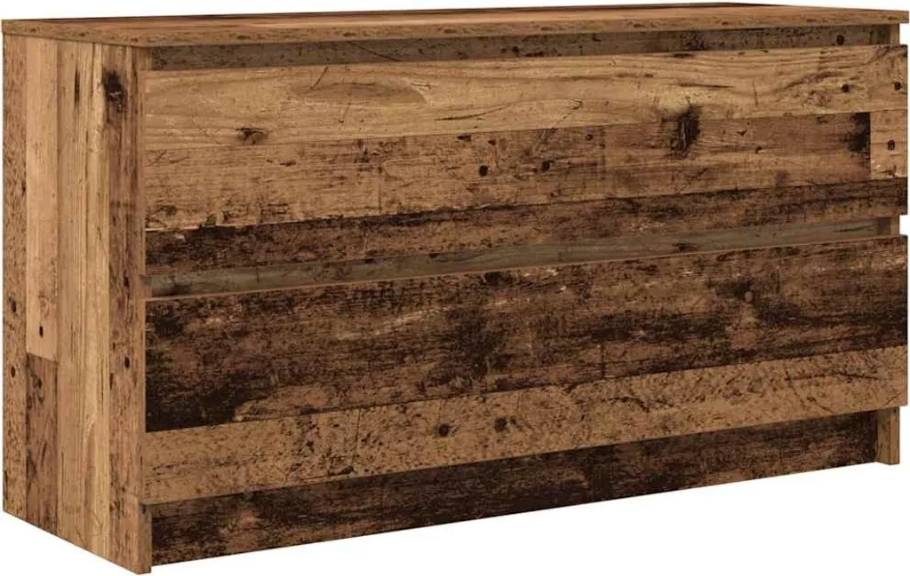 vidaXL Armoire TV aspect bois ancien 100x35x54 cm en bois composite