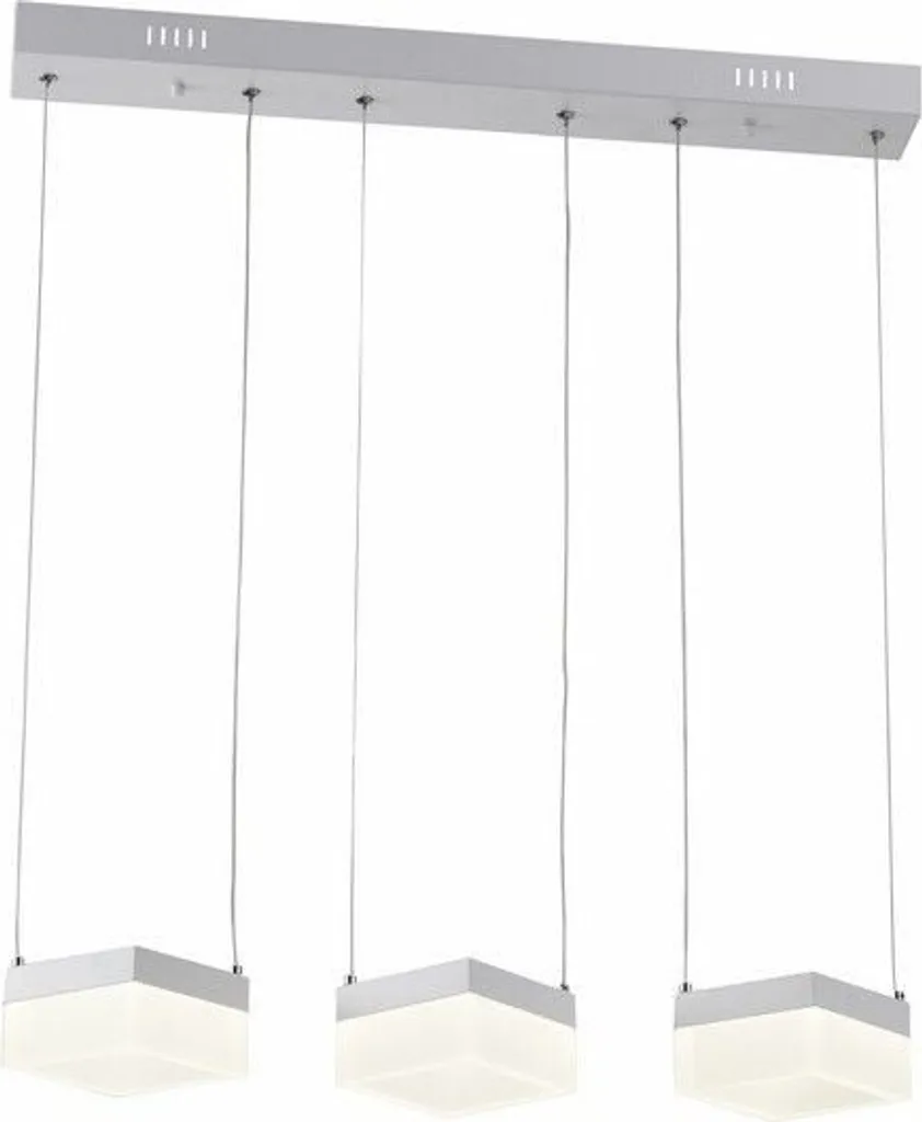 Suspension LED Gina Reality 12W 1820lm blanche en acrylique 100cm IP20
