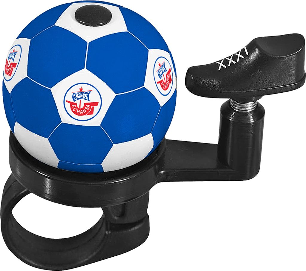 Hansa Rostock Fahrradklingel Fußball Produktbild 
