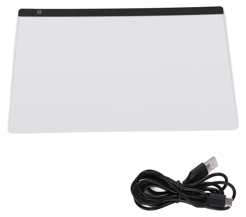 Tablette lumineuse LED A4 avec 3 niveaux de réglage pour dessin précis