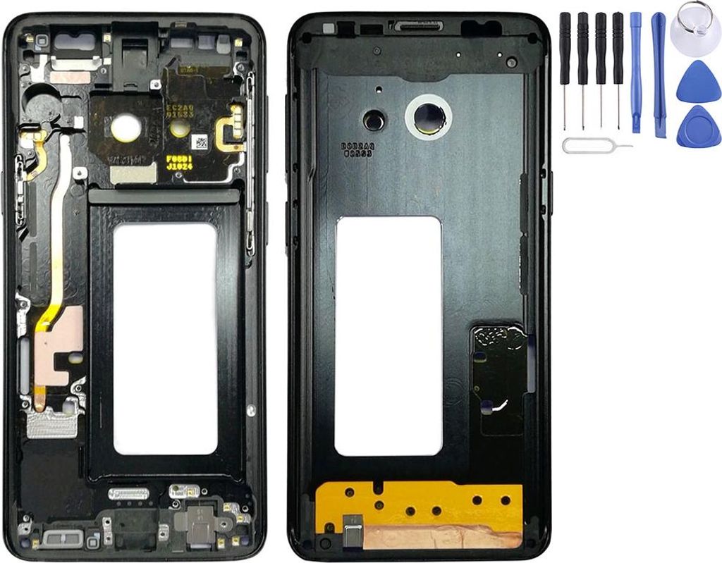 Mittelrahmen Schwarz für Samsung Galaxy S9 G960 G960F Ersatzteil Gehäuse Ersatz