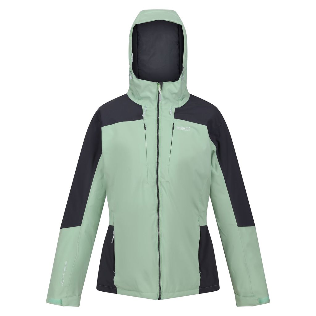 Regatta - "Highton" Steppjacke für Damen RG8329 (40 DE) (Ruhig Grün/Mittelgrau)