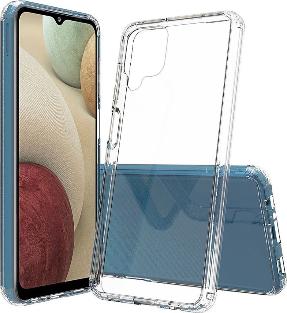 Mobigear Crystal Durchsichtig Samsung Galaxy A12 Hülle Hardcase Backcover - Transparent