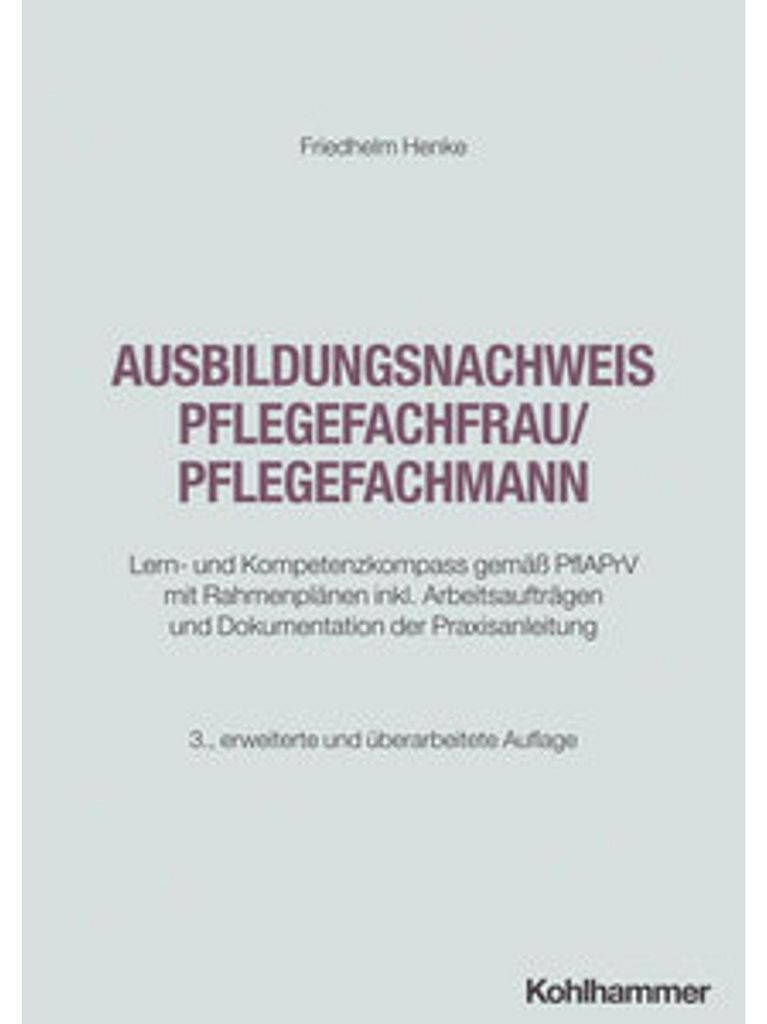Ausbildungsnachweis Pflegefachfrau/Pflegefachmann Image du produit 