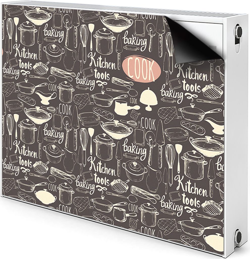 Magnet Radiator Magnet Mat Heizkörperverkleidung Heizkörper-Abdeckung Heizung 110x60 cm - Küchengeräte
