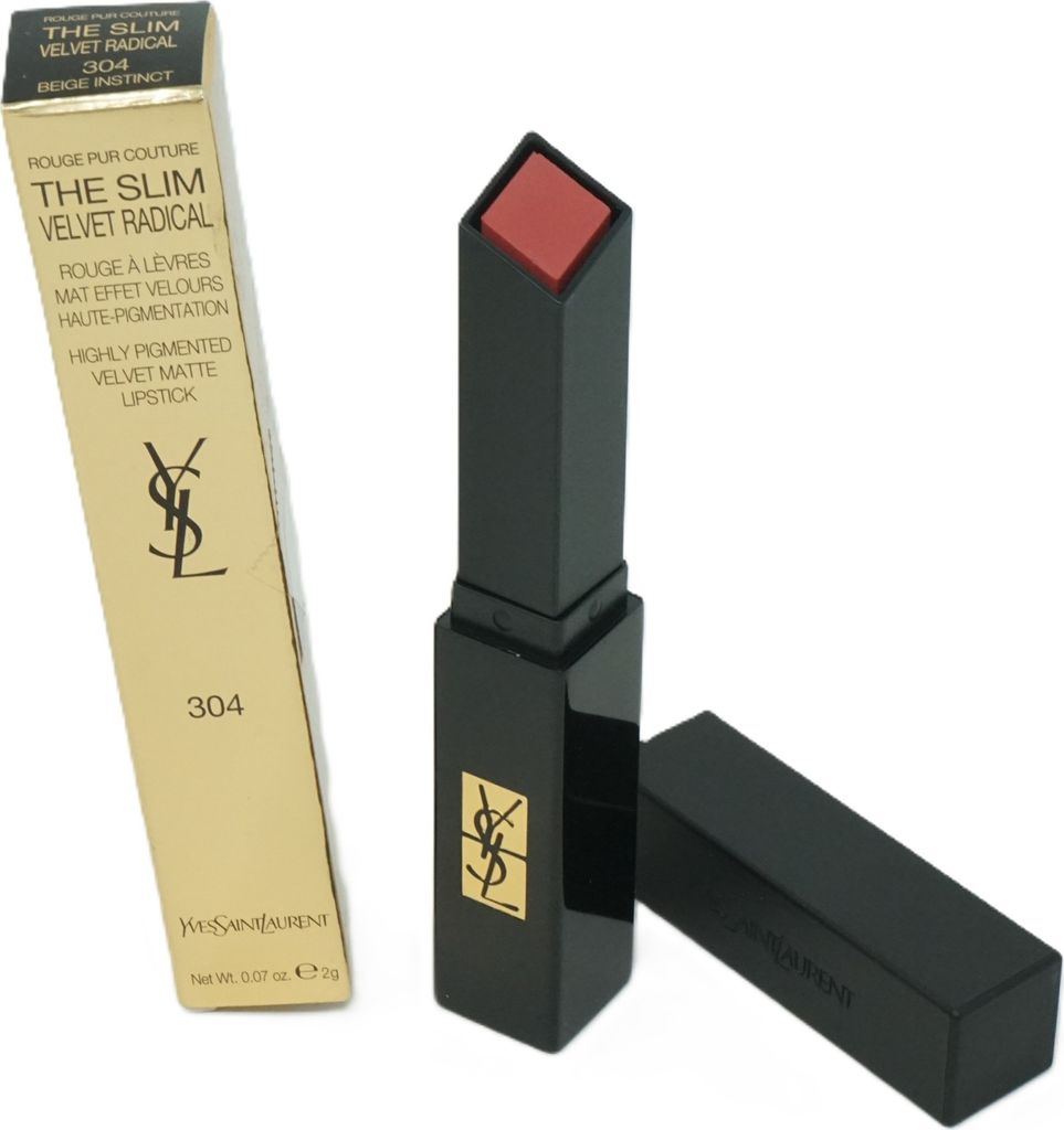 Yves Saint Laurent Rouge Pur Couture The Slim Velvet Radical, Rose, Beige Instinct, 1 Farben, Färbung, Frauen, Halbmatt