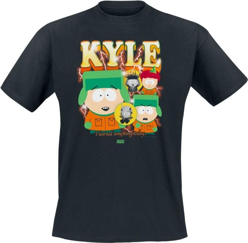 South Park T-Shirt Herren Kyle Bootleg Rap schwarz L
