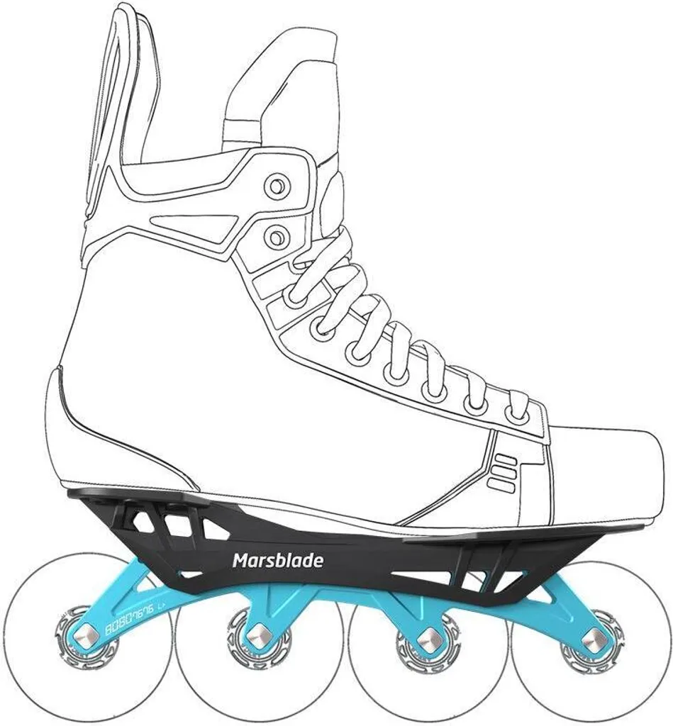 Marsblade R1 S Châssis de Patins à Roulettes avec Bascule Dynamique L