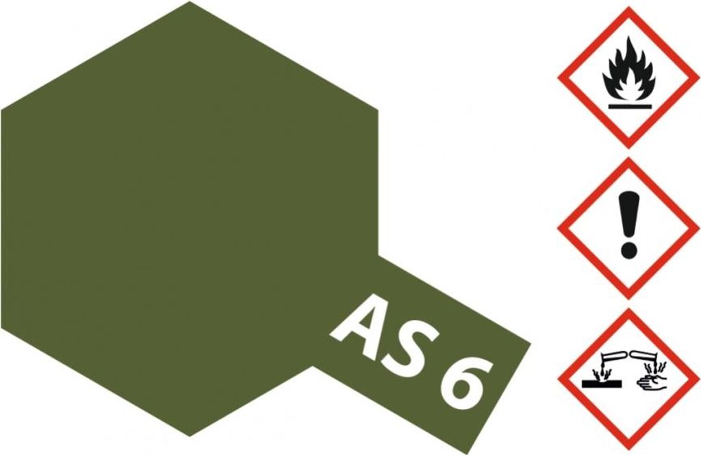 AS-6 Braunoliv mat (USAAF), 100 ml, artikelnummer 300086506 Productafbeelding 