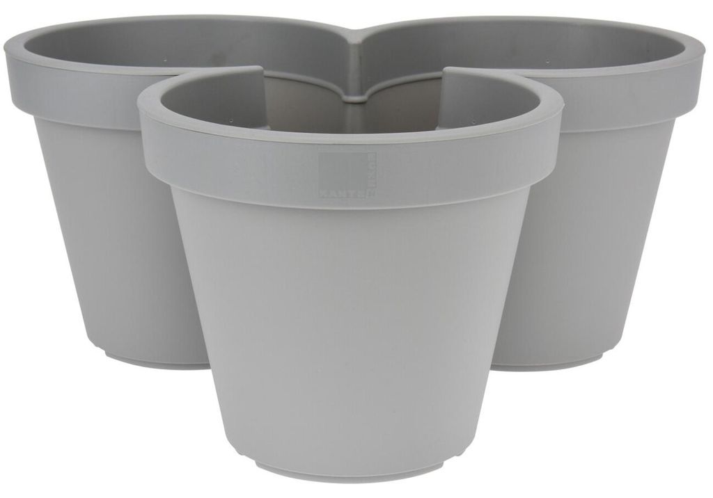 Pflanztopf für drei Blumen, Ø 44 x 20 cm Produktbild 