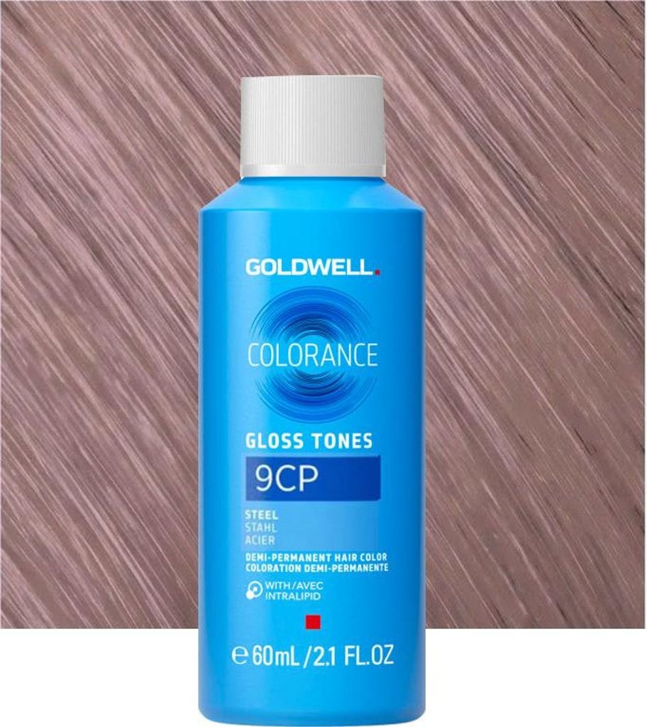Goldwell Colorance Gloss Tones 9CP Steel 60 ml, Blond, 9CP, Produktbild 