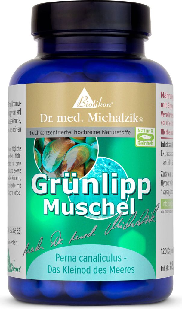 Grünlipp Perna canaliculus Dr. med. Michalzik - ohne Zusatzstoffe - von BIOTIKON