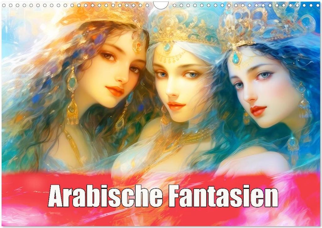 Arabische Fantasien (Wandkalender 2026 DIN A3 quer), CALVENDO Monatskalender